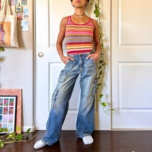 Women’s BDG Tinted Stone Cargo Baggy Jeans